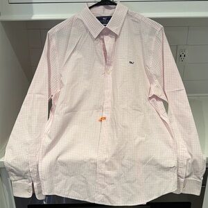 Men’s Vineyard Vines Slim Fit Whale Shirt, size large - perfect condition